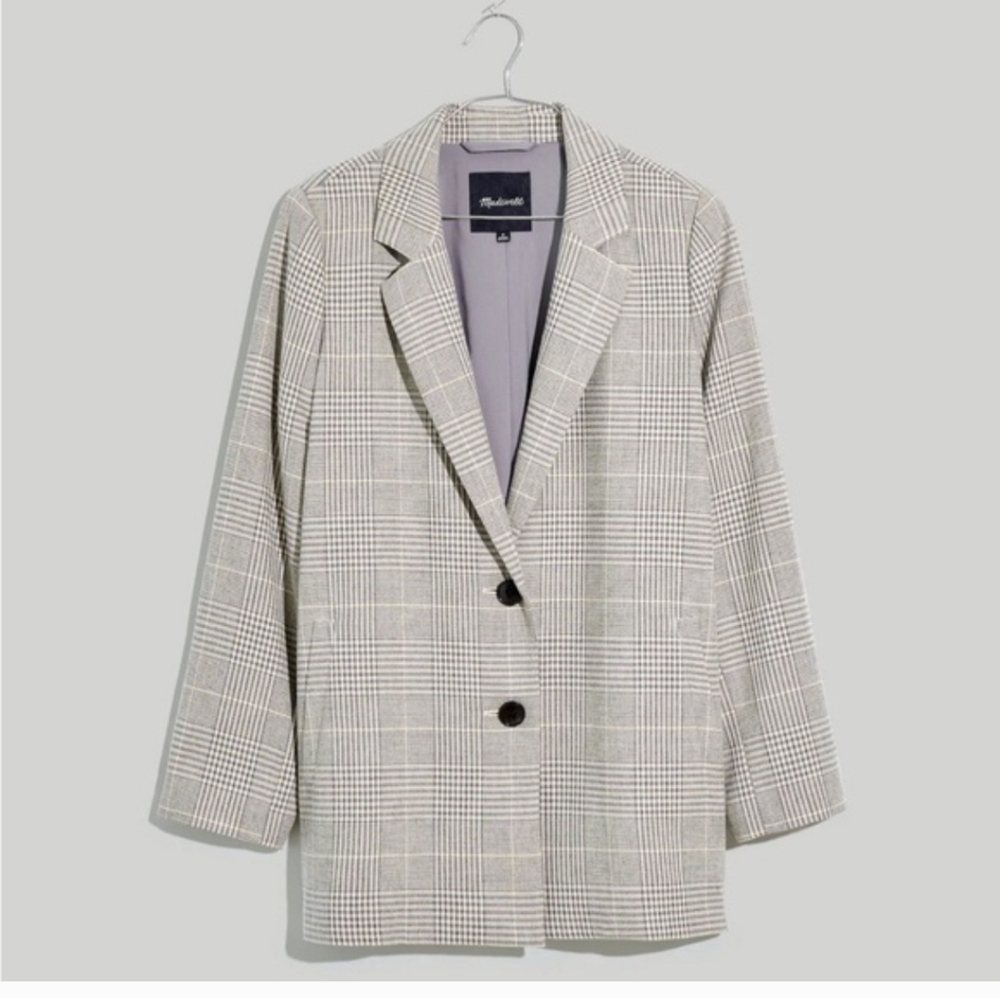 Madewell Dorset Blazer In Galloway Plaid - Picture 2 of 8